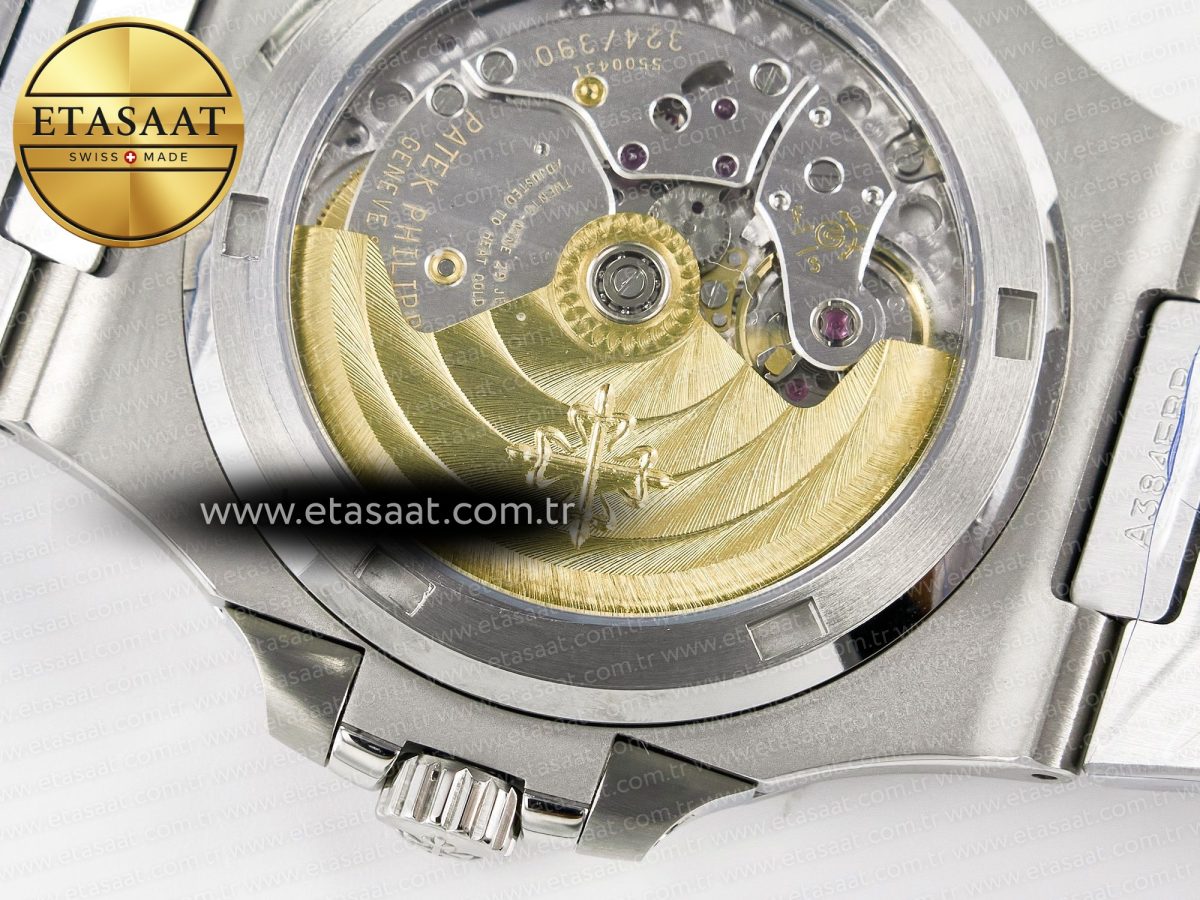 Patek Philippe Nautilus 5711 3KF 1:1 Best Edition Tiffany Blue Dial on SS Bracelet A324 Super Clone V2 - Görsel 22