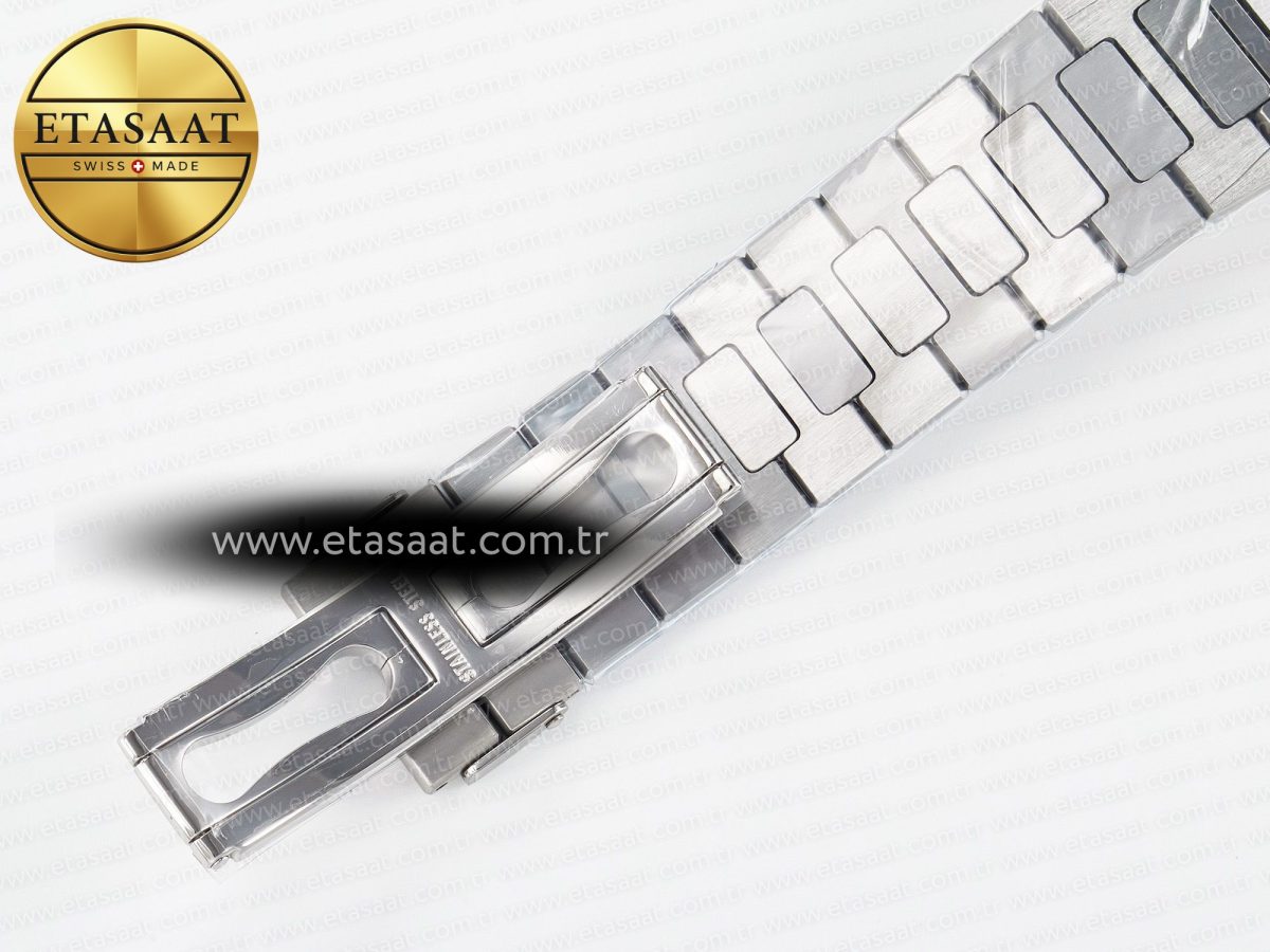 Patek Philippe Nautilus 5711 3KF 1:1 Best Edition Tiffany Blue Dial on SS Bracelet A324 Super Clone V2 - Görsel 25