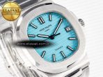 Patek Philippe Nautilus 5711 3KF 1:1 Best Edition Tiffany Blue Dial on SS Bracelet A324 Super Clone V2 - Görsel 5