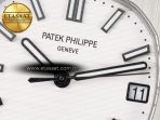 Patek Philippe Nautilus 5711 3KF 1:1 Best Edition White Dial on SS Bracelet A324 Super Clone V2 - Görsel 10