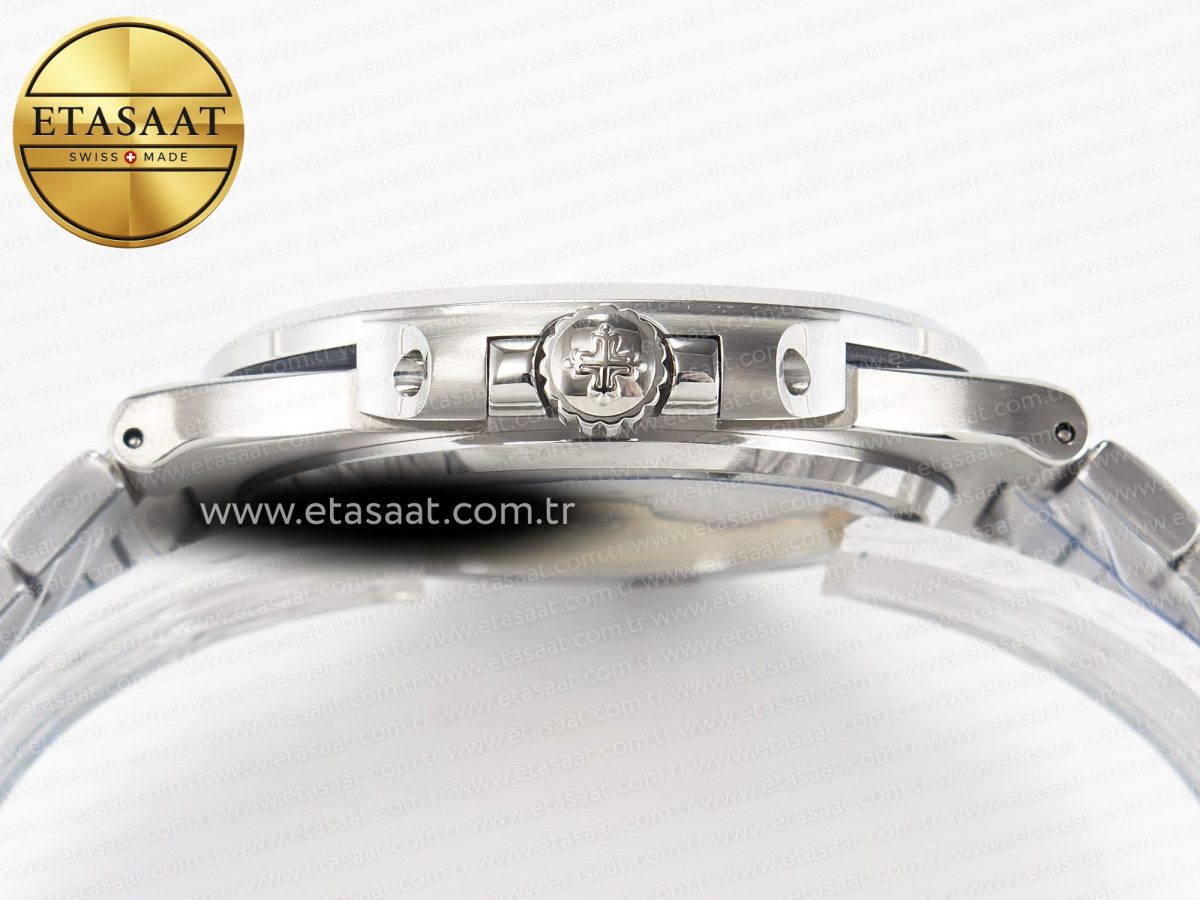 Patek Philippe Nautilus 5711 3KF 1:1 Best Edition White Dial on SS Bracelet A324 Super Clone V2 - Görsel 13