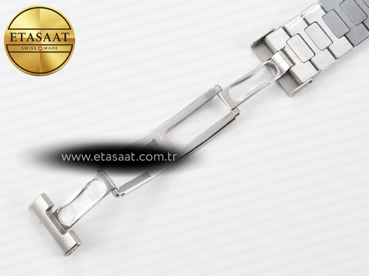 Patek Philippe Nautilus 5711 3KF 1:1 Best Edition White Dial on SS Bracelet A324 Super Clone V2 - Görsel 27