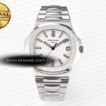 Patek Philippe Nautilus 5711 3KF Beyaz Kadran A324 Eta Saat - Görsel 3 - 1:1 Süper Klon Saat