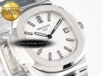 Patek Philippe Nautilus 5711 3KF 1:1 Best Edition White Dial on SS Bracelet A324 Super Clone V2 - Görsel 5
