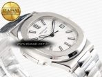Patek Philippe Nautilus 5711 3KF 1:1 Best Edition White Dial on SS Bracelet A324 Super Clone V2 - Görsel 7