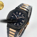 Patek Philippe Nautilus 5711 DIW Carbon DIWF 1:1 Best Edition Black Textured Dial on Carbon/RG Bracelet 324CS
