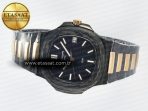 Patek Philippe Nautilus 5711 DIW Carbon DIWF 1:1 Best Edition Black Textured Dial on Carbon/RG Bracelet 324CS - Görsel 9