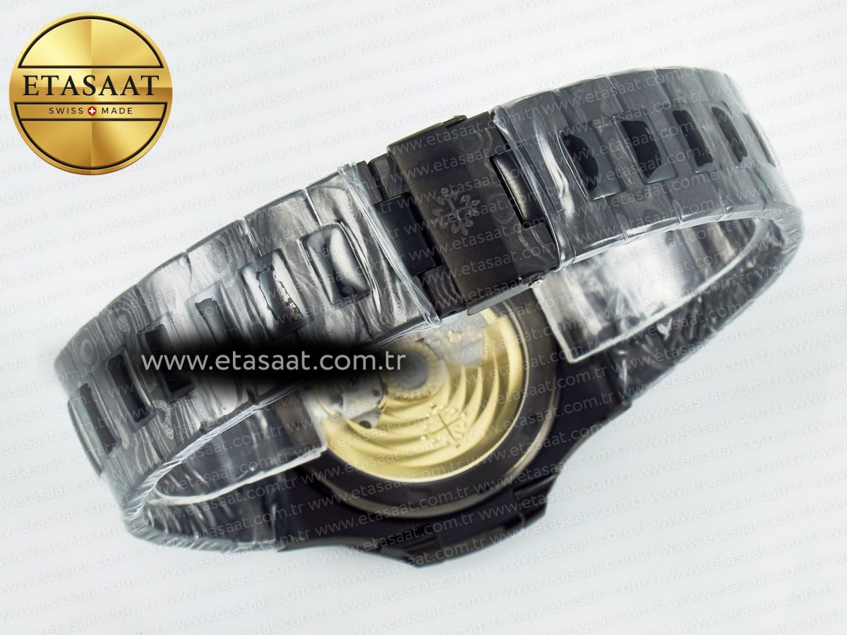 Patek Philippe Nautilus 5711 DIW Carbon DIWF 1:1 Best Edition Green Textured Dial On Carbon Bracelet 324CS - Görsel 14