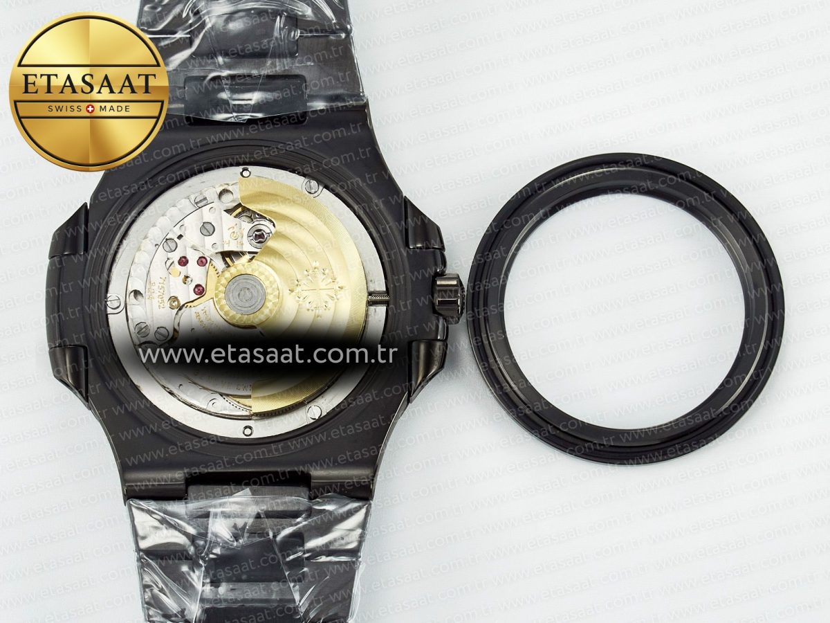 Patek Philippe Nautilus 5711 DIW Carbon DIWF 1:1 Best Edition Green Textured Dial On Carbon Bracelet 324CS - Görsel 15
