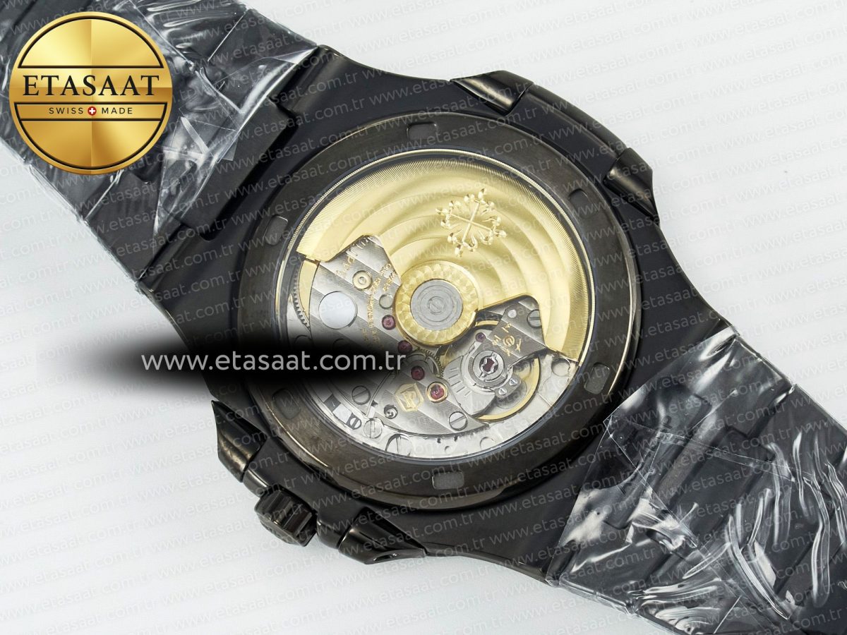 Patek Philippe Nautilus 5711 DIW Carbon DIWF 1:1 Best Edition Green Textured Dial On Carbon Bracelet 324CS - Görsel 16