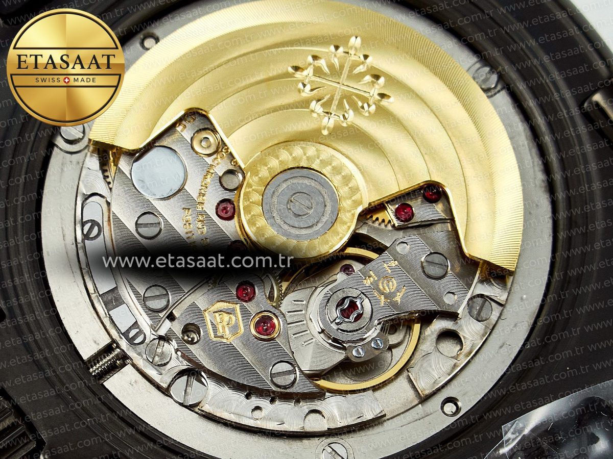 Patek Philippe Nautilus 5711 DIW Carbon DIWF 1:1 Best Edition Green Textured Dial On Carbon Bracelet 324CS - Görsel 20