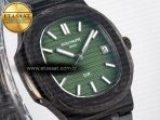 Patek Philippe Nautilus 5711 DIW Carbon DIWF 1:1 Best Edition Green Textured Dial On Carbon Bracelet 324CS - Görsel 5