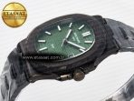 Patek Philippe Nautilus 5711 DIW Carbon DIWF 1:1 Best Edition Green Textured Dial On Carbon Bracelet 324CS - Görsel 6