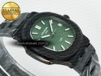 Patek Philippe Nautilus 5711 DIW Carbon DIWF 1:1 Best Edition Green Textured Dial On Carbon Bracelet 324CS - Görsel 7