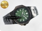 Patek Philippe Nautilus 5711 DIW Carbon DIWF 1:1 Best Edition Green Textured Dial On Carbon Bracelet 324CS - Görsel 8