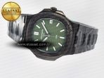 Patek Philippe Nautilus 5711 DIW Carbon DIWF 1:1 Best Edition Green Textured Dial On Carbon Bracelet 324CS - Görsel 9