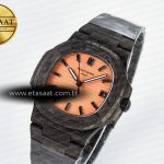 Patek Philippe Nautilus 5711 DIW Carbon DIWF 1:1 Best Edition Orange Textured Dial On Carbon Bracelet 324CS