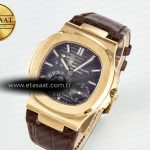 Patek Philippe Nautilus 5712 Best Edition Brown Dial on Brown Leather Strap A240