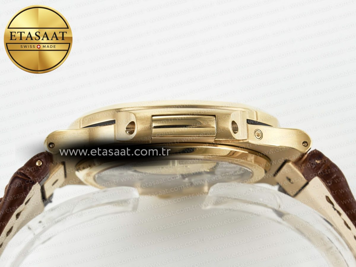 Patek Philippe Nautilus 5712 Best Edition Brown Dial on Brown Leather Strap A240 - Görsel 16