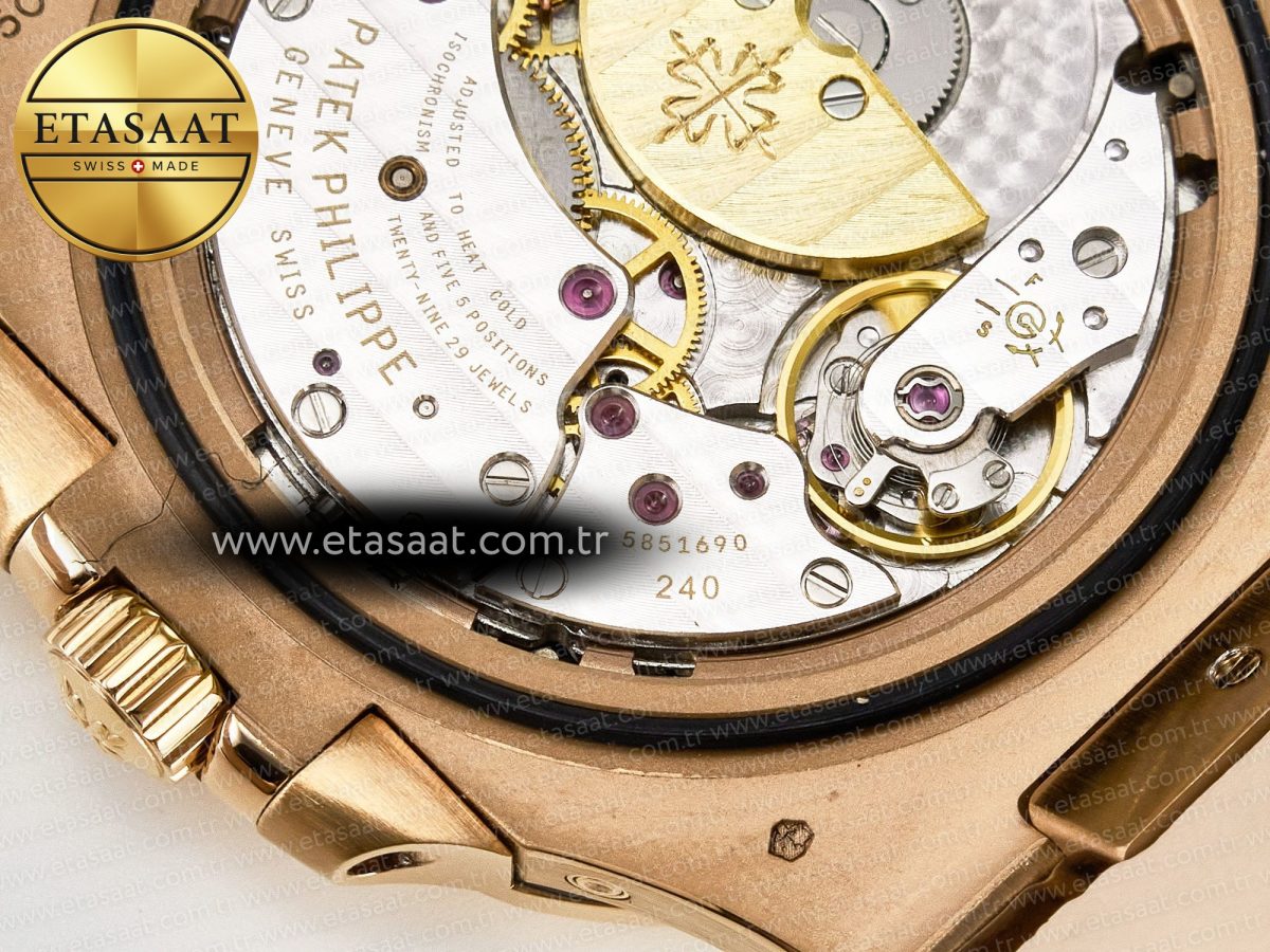 Patek Philippe Nautilus 5712 Best Edition Brown Dial on Brown Leather Strap A240 - Görsel 23