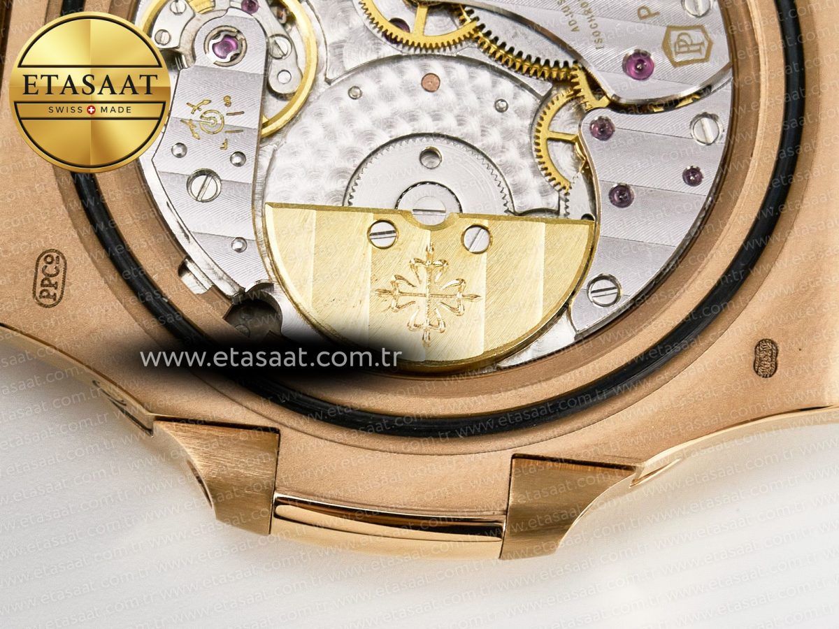 Patek Philippe Nautilus 5712 Best Edition Brown Dial on Brown Leather Strap A240 - Görsel 24
