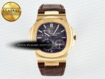 Patek Philippe Nautilus 5712 Best Edition Brown Dial on Brown Leather Strap A240 - Görsel 3