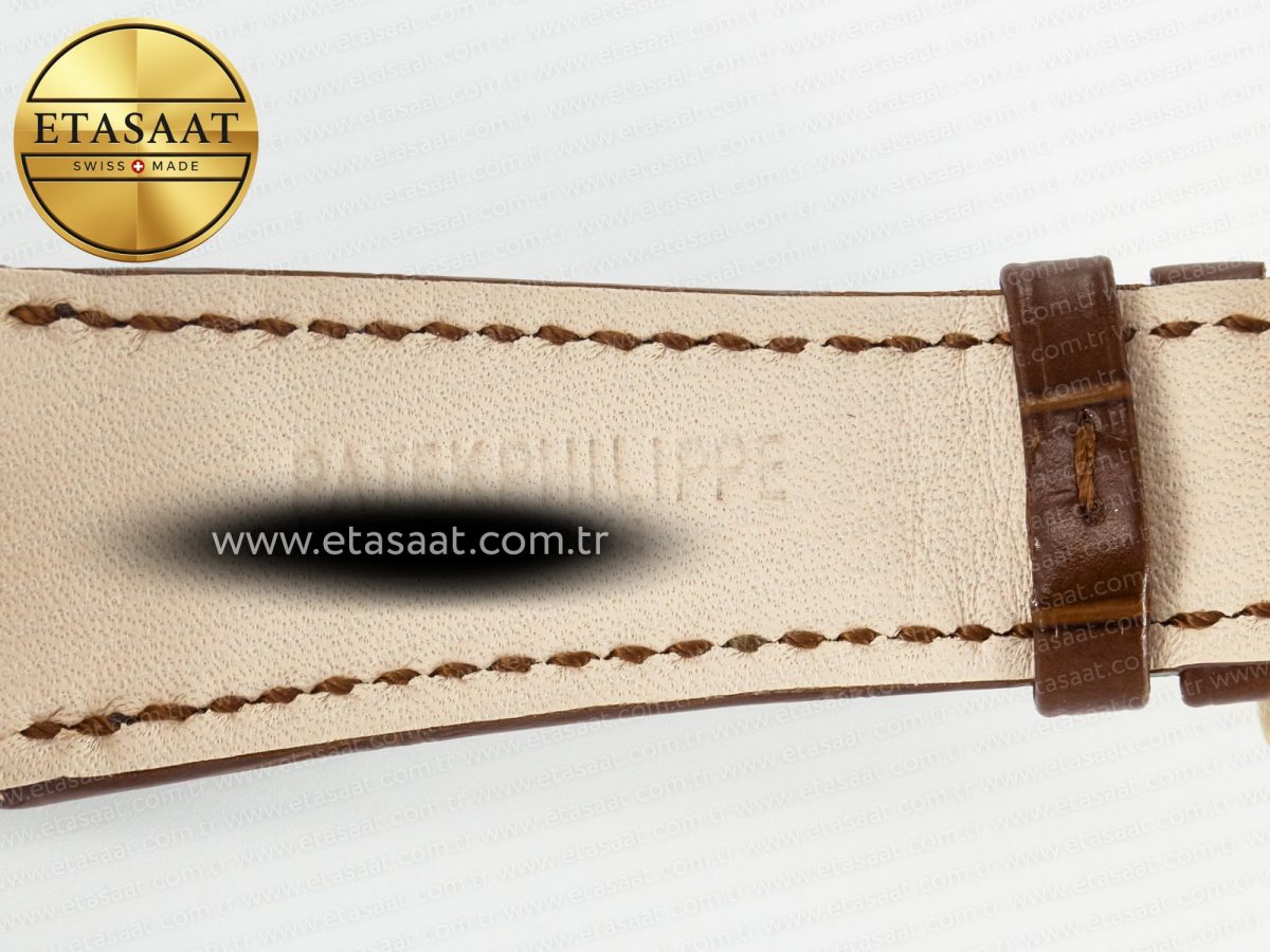 Patek Philippe Nautilus 5712 Best Edition Brown Dial on Brown Leather Strap A240 - Görsel 34