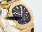 Patek Philippe Nautilus 5712 Best Edition Brown Dial on Brown Leather Strap A240 - Görsel 5