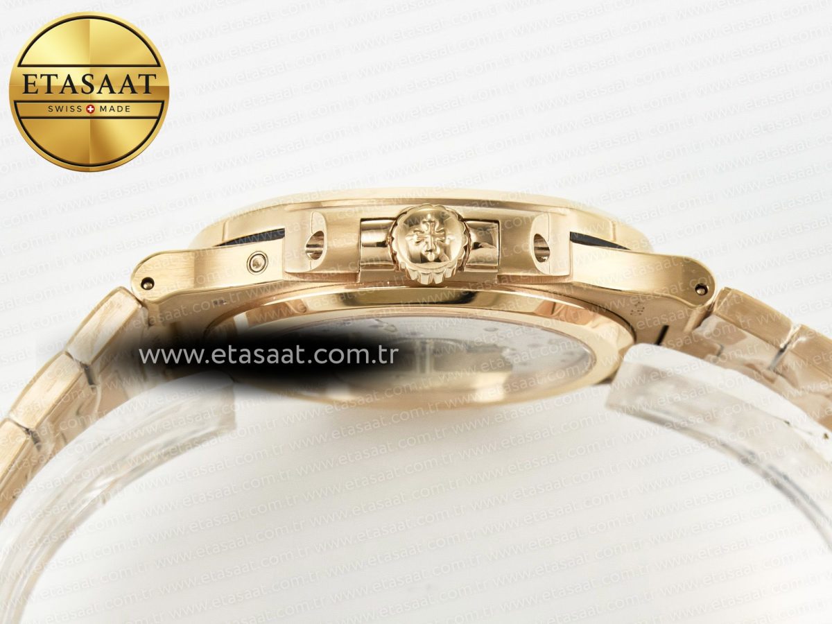 Patek Philippe Nautilus 5712 Best Edition Brown Dial on RG Bracelet A240 - Görsel 16