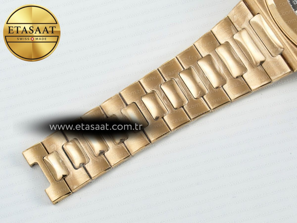 Patek Philippe Nautilus 5712 Best Edition Brown Dial on RG Bracelet A240 - Görsel 26