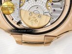 Patek Philippe Nautilus 5712 RG PPF 1:1 Best Edition Brown Dial on RG Bracelet PPF240 Super Clone V4+ - Görsel 25