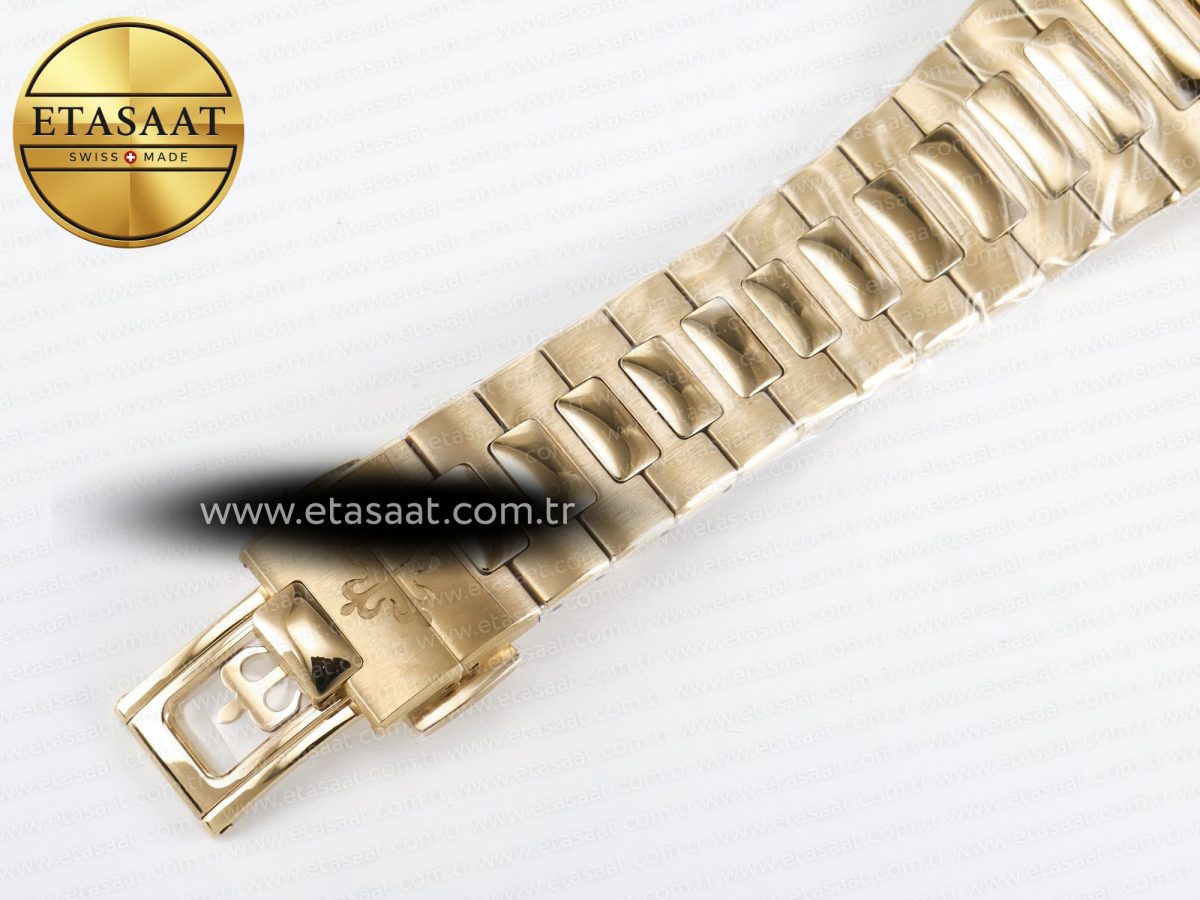 Patek Philippe Nautilus 5712 RG PPF 1:1 Best Edition Brown Dial on RG Bracelet PPF240 Super Clone V4+ - Görsel 28