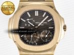 Patek Philippe Nautilus 5712 RG PPF 1:1 Best Edition Brown Dial on RG Bracelet PPF240 Super Clone V4+ - Görsel 4