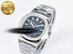 Patek Philippe Nautilus 5712 SS OMEF 1:1 Best Edition Blue Dial on SS Bracelet A240 Super Clone