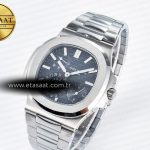 Patek Philippe Nautilus 5712 SS OMEF 1:1 Best Edition Blue Dial on SS Bracelet A240 Super Clone