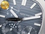 Patek Philippe Nautilus 5712 SS OMEF 1:1 Best Edition Blue Dial on SS Bracelet A240 Super Clone - Görsel 10