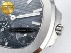 Patek Philippe Nautilus 5712 SS OMEF 1:1 Best Edition Blue Dial on SS Bracelet A240 Super Clone - Görsel 11