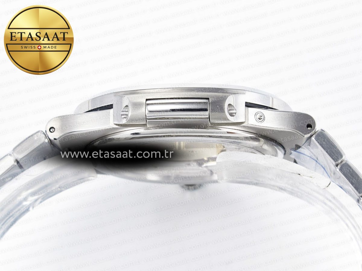 Patek Philippe Nautilus 5712 SS OMEF 1:1 Best Edition Blue Dial on SS Bracelet A240 Super Clone - Görsel 15