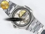 Patek Philippe Nautilus 5712 SS OMEF 1:1 Best Edition Blue Dial on SS Bracelet A240 Super Clone - Görsel 20