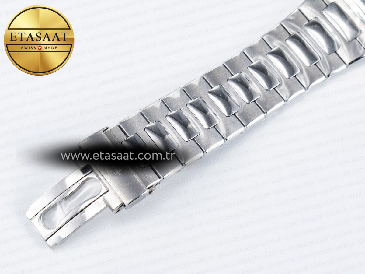 Patek Philippe Nautilus 5712 SS OMEF 1:1 Best Edition Blue Dial on SS Bracelet A240 Super Clone - Görsel 26