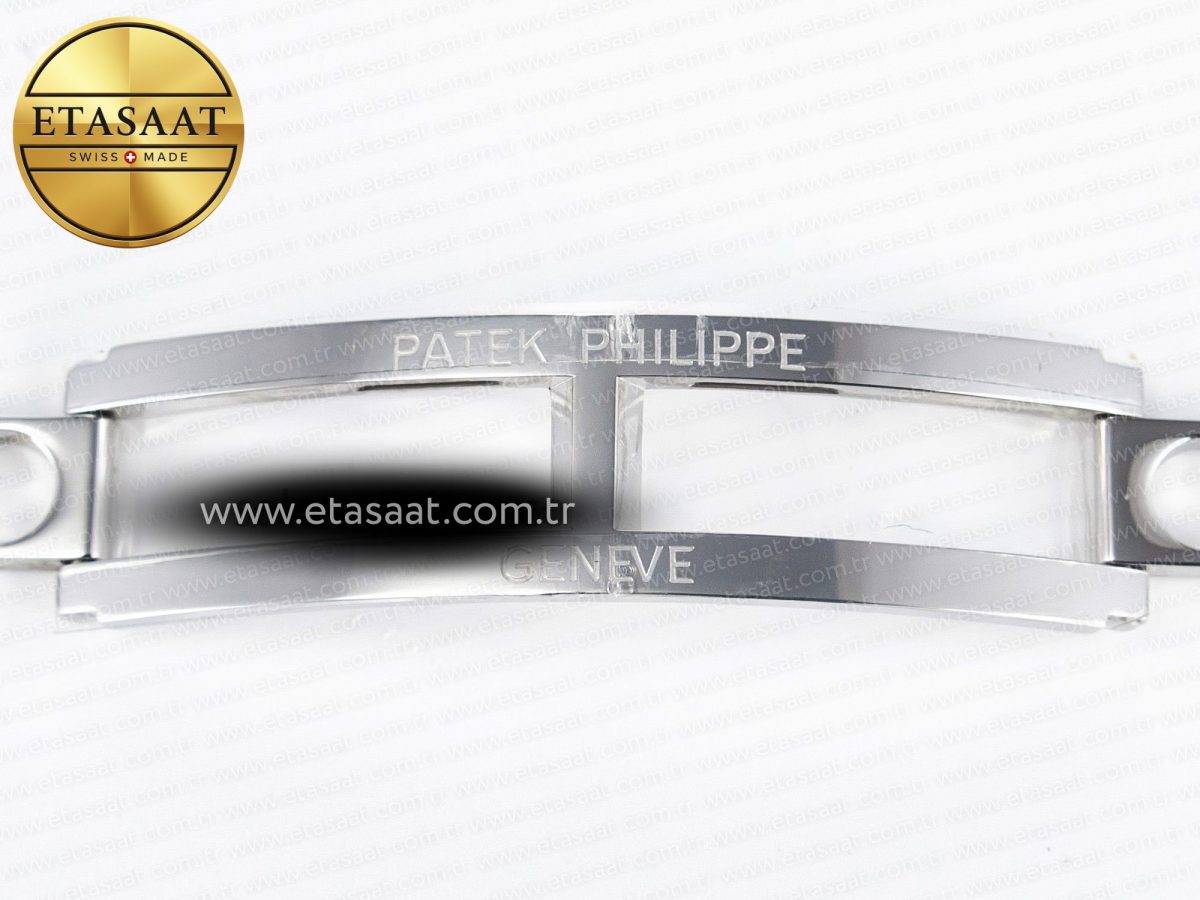 Patek Philippe Nautilus 5712 SS OMEF 1:1 Best Edition Blue Dial on SS Bracelet A240 Super Clone - Görsel 28