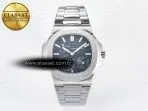 Patek Philippe Nautilus 5712 SS OMEF 1:1 Best Edition Blue Dial on SS Bracelet A240 Super Clone - Görsel 3