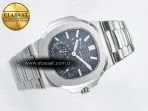 Patek Philippe Nautilus 5712 SS OMEF 1:1 Best Edition Blue Dial on SS Bracelet A240 Super Clone - Görsel 8