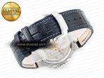 Patek Philippe Nautilus 5712 SS PPF 1:1 Best Edition Blue Dial on Black Leather Strap A240 Super Clone V2 - Görsel 17