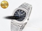Patek Philippe Nautilus 5712 Best Edition Blue Dial on SS Bracelet A240 Super Clone V2 - Görsel 2
