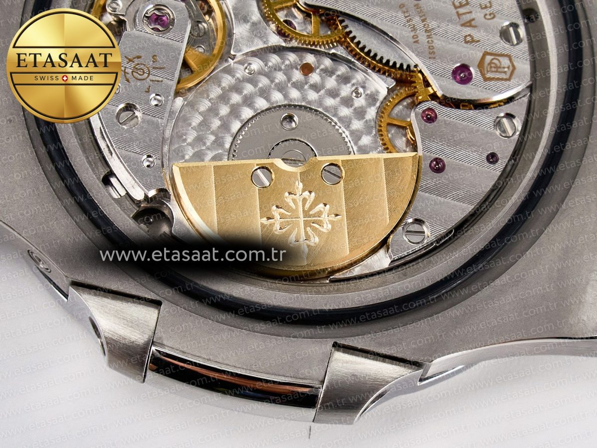 Patek Philippe Nautilus 5712 Best Edition Blue Dial on SS Bracelet A240 Super Clone V2 - Görsel 24