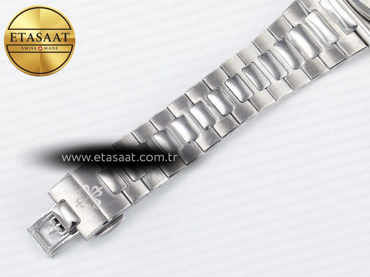 Patek Philippe Nautilus 5712 Best Edition Blue Dial on SS Bracelet A240 Super Clone V2 - Görsel 27