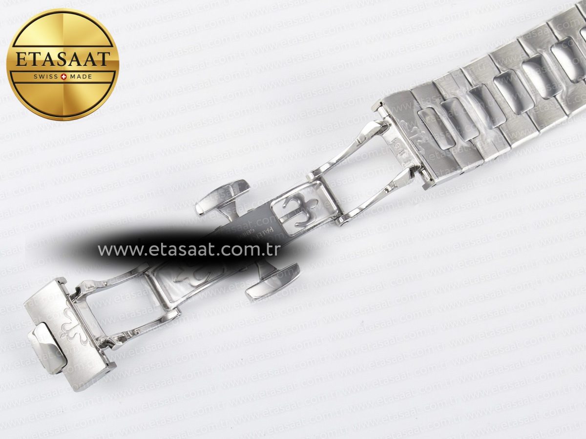 Patek Philippe Nautilus 5712 Best Edition Blue Dial on SS Bracelet A240 Super Clone V2 - Görsel 29