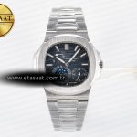 Patek Philippe Nautilus 5712 Mavi Kadran Bilezik A240 V2 Eta Saat - Görsel 3 - 1:1 Süper Klon Saat