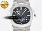 Patek Philippe Nautilus 5712 Best Edition Blue Dial on SS Bracelet A240 Super Clone V2 - Görsel 4